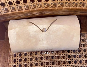 Dünne Holz Runde Zylinder Box mit Verschluss 7 3/4" lang - Bild 1 von 9