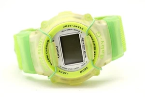 Casio Baby-G BG-301 Digital gelb grün Damenuhr braucht Batterie - Bild 1 von 5