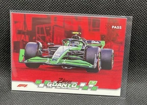 Zhou Guanyu - 2024 Topps F1 Paddock Pass #44 Auto RED FOIL Base Cards - Bild 1 von 2