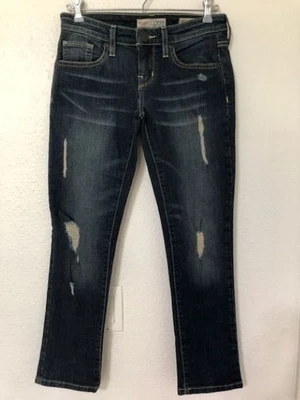Guess Jeans Womens Size 25 Medium Rise Blue Skinny Sarah Fit Stretch Denim - Image 1 of 4
