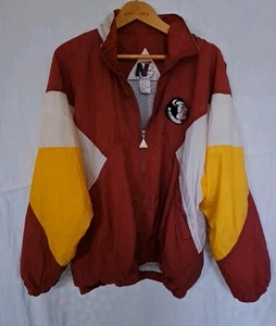 Florida State Seminoles Windbreaker NG Jacket Size Large NCAA Football - Picture 1 of 6
