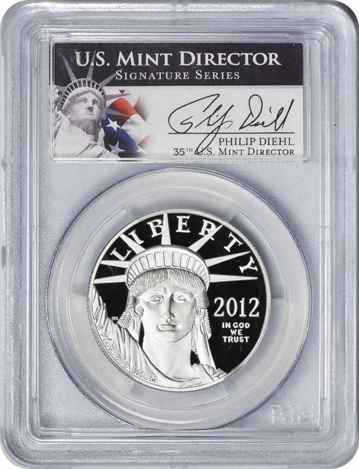 2012-W $100 American Platinum Eagle PR70DCAM PCGS - Image 1 of 2