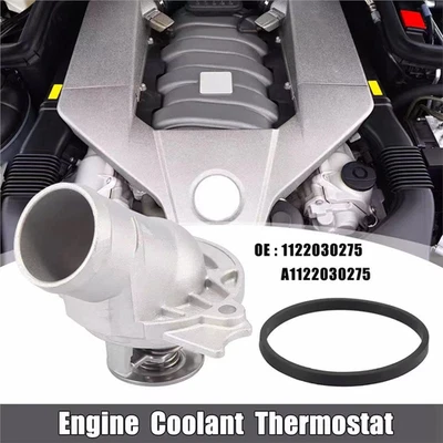 For 1998-2005 Mercedes-Benz CLK320 E320 3.2L Engine Coolant Thermostat Housing Foto 1 de 4