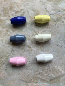 Mini Toggles Shanked Buttons 6 pack 10 x 18mm dia. Choice of Colours - Picture 1 of 1