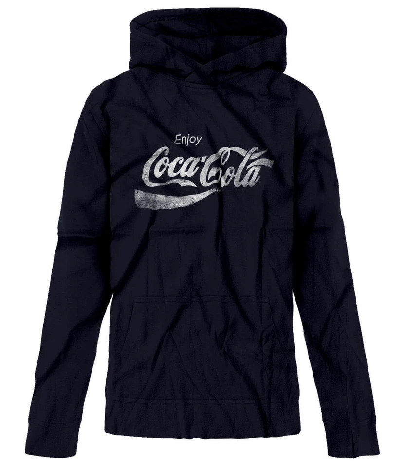 Sudadera con Capucha BSW Youth Enjoy Cola Pop Soda Drink Logo Vintage Foto 1 de 1