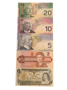 The very last GEM paper money before the plastic notes set of Canadian journey - Picture 1 of 2