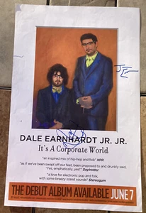 DALE EARNHARDT JR JR Signed / Autographed Corporate World Promo 11x17 Poster - Picture 1 of 2