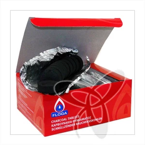M-Packung Kohle schnellzündend 10 Rollen Ø 33mm 100 Stück Räucherkohle уголь TOP - Picture 1 of 5