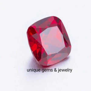 Certified 10.50 Ct Mozambique Red Color Ruby Cushion VVS1 Loose Gemstone 1+Gift - Picture 1 of 8