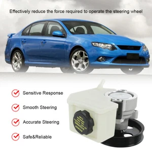 Power Steering Pump w/ Reservoir for Ford Falcon BA BF FG Territory SX 4.0L XR6 - Picture 1 of 23