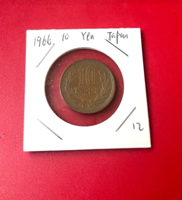 1966  Japan 10 Yen Coin  (Year 41) -  Nice World Coin !!! - Image 1 of 2
