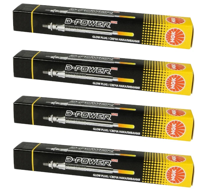 4 NGK D-Power Glühkerzen für RENAULT CLIO II III ESPACE III IV GRAND KANGOO / - Bild 1 von 2