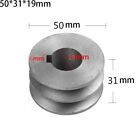 50mm 100mm Double Slot A Type V Belt Pulley Cast Iron Power Tool Accessory