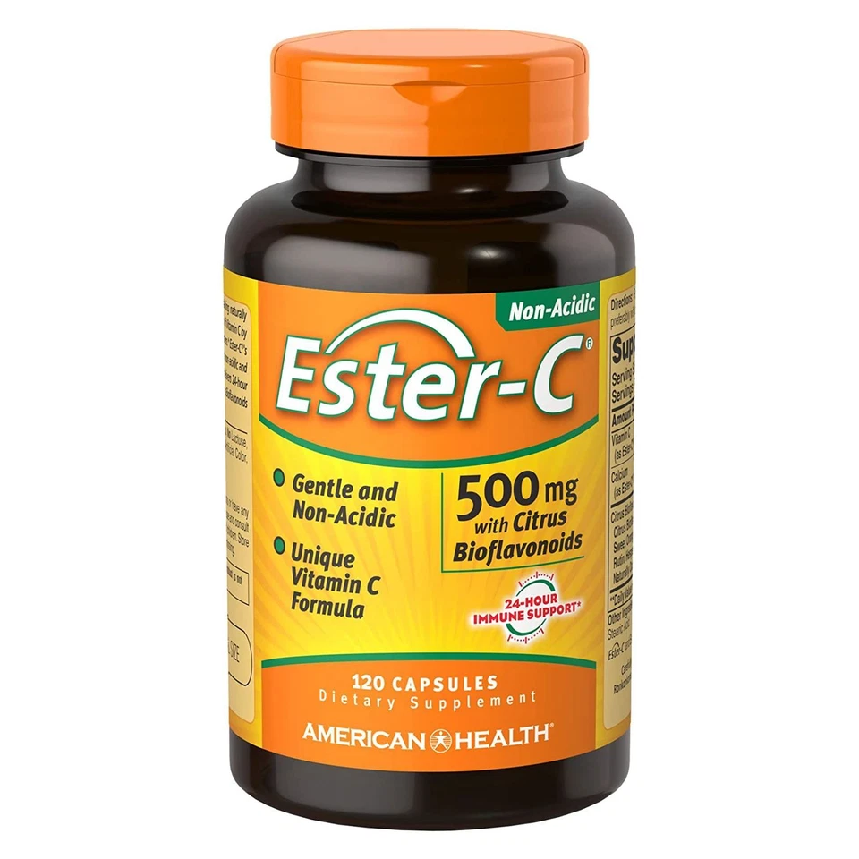 American Health Ester-C Citrus Bioflavonoids 500 mg 120 Caps - Image 1 of 4