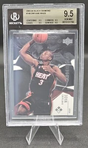 2003-04 Upper Deck Black Diamond #148 DWYANE WADE BGS 9.5 - RC Rookie - Picture 1 of 2