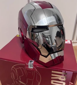 USA! Autoking Iron Man MK5 1/1 Helmmaske tragbare Sprachsteuerung Transformationsmaske - Bild 1 von 9
