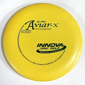 NEW JK PRO AVIAR-X Korver 5X Putter 170g Innova Disc Golf Yellow w/ Green Stamp - Picture 1 of 1