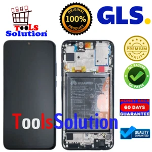 Display Original Huawei P Smart 2019 LCD Service Pack Batterie Mit Frame Black - Bild 1 von 2