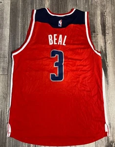 *IRREGULAR #3 BRADLEY BEAL Washington Wizards Swingman Jersey Mens MED+2Length - Picture 1 of 2