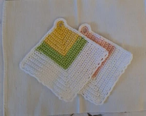 topflappen gehäkelt handarbeit - Bild 1 von 3