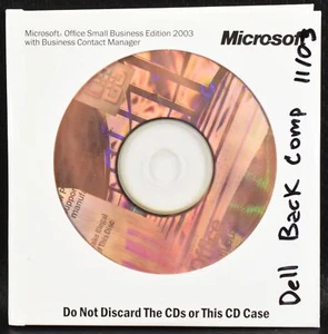 Microsoft Office Small Business Edition 2003 & Business Contact Manager (2 Disc) - Picture 1 of 8