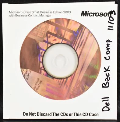 Microsoft Office Small Business Edition 2003 & Business Contact Manager (2 Disc) - Image 1 of 4