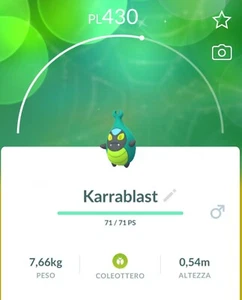 ► Pokemon Go Karrablast ✨  Shiny Fashionable Karrablast ✨ ► Fast Skip 24 Hour - Imagen 1 de 2