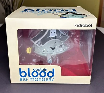 Kidrobot Kozik Captain Blood Big Mongers Pirate Clam 5”  Vinyl Figure - Image 1 of 4