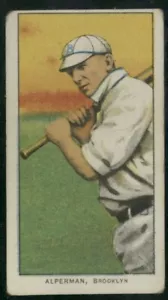 1909-11 T206 Whitey Alperman Batting Sweet Caporal 350 en muy buen estado - Imagen 1 de 2
