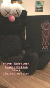 Kaws - Black BFF plush (lt ed. of 3000), companion, holiday japan SOLD OUT - Picture 1 of 9