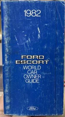 1982 Ford Escort Owner Guía Libro OEM Originales Usuario Instrucciones Manual - Imagen 1 de 3