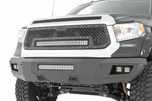 Rough Country Mesh Grille w/30in Dual Row Black Series LED for 14-17 Tundra - Picture 1 of 7