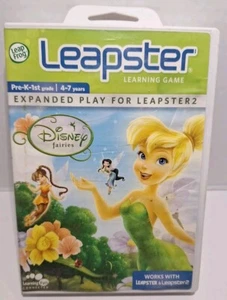Leap Frog Leapster DISNEY FAIRIES TINKER BELL Learning Game Cartridge With Case - Picture 1 of 5