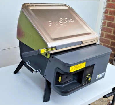 EXIT Fire'n'Go 20V Portátil Madera Pellet Eléctrico Mesa Parrilla Ahumador Foto 1 de 4