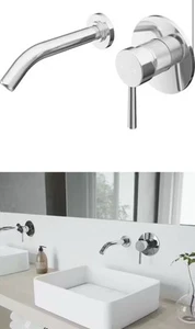 Vigo VG05001CH 1,2 GPM Wandmontage Bad Wasserhahn Chrom - Bild 1 von 4
