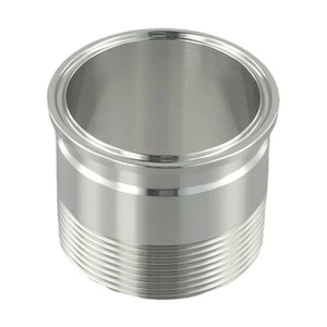 Stainless Steel Connector Heavy-Duty Use Leak-Free Connection NPT Compatibility - Afbeelding 1 van 16