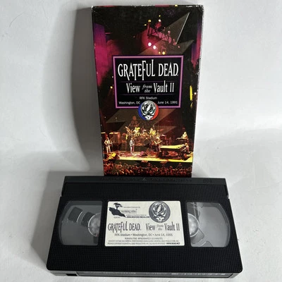 Grateful Dead View from the Vault II VHS 1991 Concert Jerry Garcia Bob Weir - Image 1 of 2