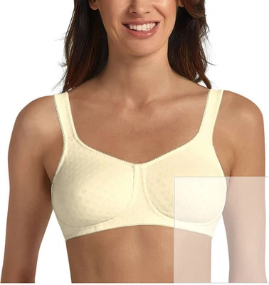 NUEVO CON ETIQUETAS $129 Sujetador de mastectomía suave sin costuras Anita Lisa champán 44B Foto 1 de 2