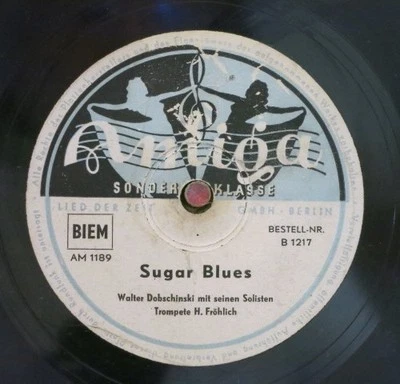 Walter Dobschinski 78 RPM / Geisterreiter & Sugar Blues (22-0525-MK) - Bild 1 von 2