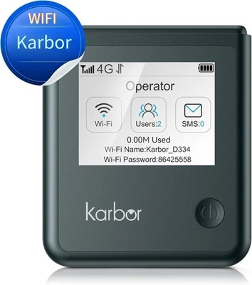 4G LTE Mobile Hotspot, Portable WiFi  Pocket Network Device For US/CA/MX/EU/Asia - Image 1 of 4