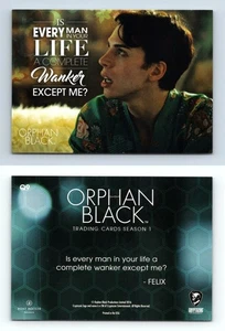 Every Man #Q9 Orphan Black Season 1 Cryptozoic 2016 Quotes Trading Card - Picture 1 of 1