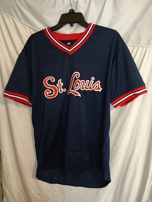 Camiseta de béisbol retro Ozzie Smith #1 de los Cardenales de San Luis azul marino talla mediana Foto 1 de 4