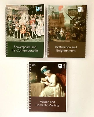 Open University A334 English Literature Books Textbooks VGC Complete Set Spiral - Image 1 of 4