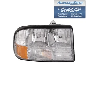 Headlight Fits 98-04 GMC Sonoma/Jimmy/Bravada Right Passenger - Picture 1 of 7