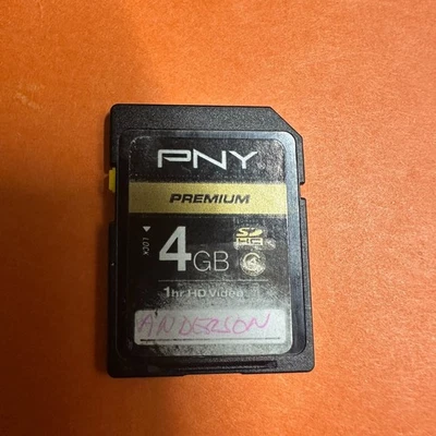 Genuine OEM PNY Premium SD-K04G 4GB SD Memory Card - Class 4 - Image 1 of 2