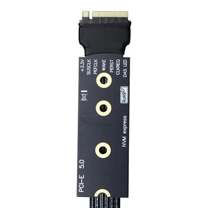 PCIE 5.0 X4 GEN5 SSD Adapter Cable M.2-Mkey Extension Cable 128GBPS for M.2 2280 - Picture 1 of 9