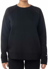 Champion Ladies Sweatshirt Crewneck Size M Medium Black Pullover