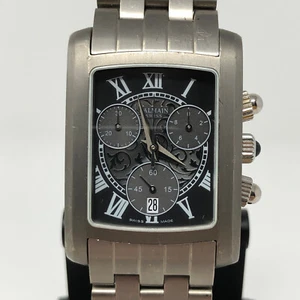Balmain Chronograph Watch TITANIUM Swiss Quartz Mens Ladies Unisex OLD STOCK - Picture 1 of 15