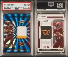2022 Certified New Generation Jerseys Mirror Blue FOTL Sam Howell RC /25 PSA10