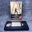 For Your Eyes Only James Bond 007 VHS Tape 1984 Roger Moore VCR Movie Film Only $10.36 on eBay